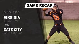 Recap: Virginia  vs. Gate City  2016