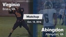 Matchup: Virginia  vs. Abingdon  2016