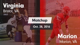Matchup: Virginia  vs. Marion  2016