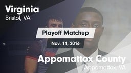 Matchup: Virginia  vs. Appomattox County  2016