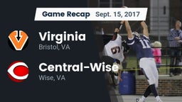 Recap: Virginia  vs. Central-Wise  2017