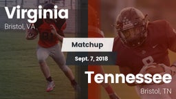 Matchup: Virginia  vs. Tennessee  2018