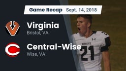 Recap: Virginia  vs. Central-Wise  2018