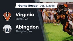Recap: Virginia  vs. Abingdon  2018