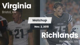 Matchup: Virginia  vs. Richlands  2018