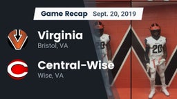 Recap: Virginia  vs. Central-Wise  2019