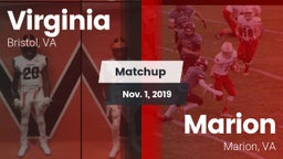 Matchup: Virginia  vs. Marion  2019