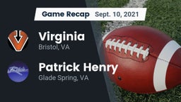 Recap: Virginia  vs. Patrick Henry  2021