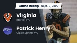 Recap: Virginia  vs. Patrick Henry  2022