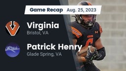 Recap: Virginia  vs. Patrick Henry  2023