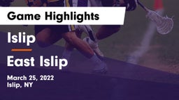 Islip  vs East Islip  Game Highlights - March 25, 2022