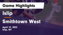 Islip  vs Smithtown West  Game Highlights - April 19, 2022
