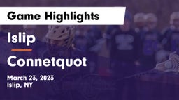 Islip  vs Connetquot  Game Highlights - March 23, 2023