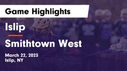 Islip  vs Smithtown West  Game Highlights - March 22, 2023