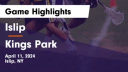 Islip  vs Kings Park   Game Highlights - April 11, 2024