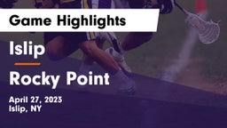 Islip  vs Rocky Point  Game Highlights - April 27, 2023