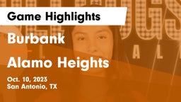 Burbank  vs Alamo Heights  Game Highlights - Oct. 10, 2023