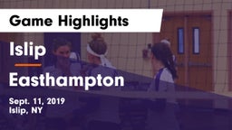 Islip  vs Easthampton Game Highlights - Sept. 11, 2019
