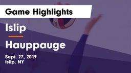 Islip  vs Hauppauge  Game Highlights - Sept. 27, 2019