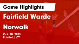 Fairfield Warde  vs Norwalk  Game Highlights - Oct. 20, 2023