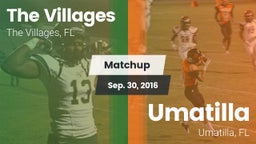 Matchup: The Villages vs. Umatilla  2016