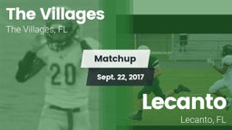 Matchup: The Villages vs. Lecanto  2017
