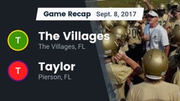 Recap: The Villages  vs. Taylor  2017