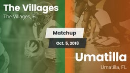 Matchup: The Villages vs. Umatilla  2018