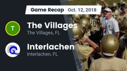 Recap: The Villages  vs. Interlachen  2018