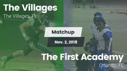 Matchup: The Villages vs. The First Academy 2018