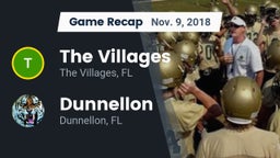 Recap: The Villages  vs. Dunnellon  2018