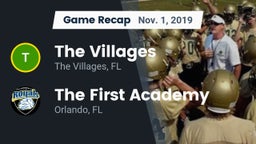Recap: The Villages  vs. The First Academy 2019
