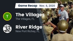 Recap: The Villages  vs. River Ridge  2020