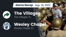 Recap: The Villages  vs. Wesley Chapel  2022