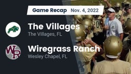 Recap: The Villages  vs. Wiregrass Ranch  2022