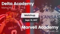 Matchup: Delta Academy vs. Marvell Academy  2017