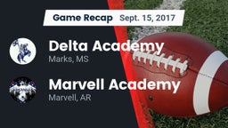 Recap: Delta Academy  vs. Marvell Academy  2017
