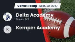 Recap: Delta Academy  vs. Kemper Academy 2017