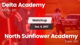 Matchup: Delta Academy vs. North Sunflower Academy  2017