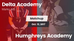 Matchup: Delta Academy vs. Humphreys Academy 2017