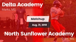 Matchup: Delta Academy vs. North Sunflower Academy  2018