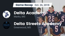 Recap: Delta Academy  vs. Delta Streets Academy 2018