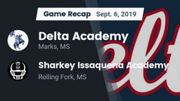 Recap: Delta Academy  vs. Sharkey Issaquena Academy  2019