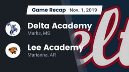 Recap: Delta Academy  vs. Lee Academy  2019