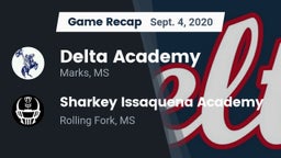 Recap: Delta Academy  vs. Sharkey Issaquena Academy  2020