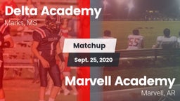 Matchup: Delta Academy vs. Marvell Academy  2020