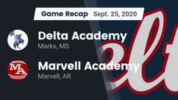 Recap: Delta Academy  vs. Marvell Academy  2020
