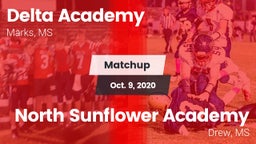 Matchup: Delta Academy vs. North Sunflower Academy  2020