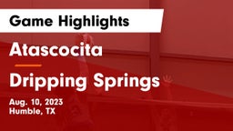 Atascocita  vs Dripping Springs  Game Highlights - Aug. 10, 2023