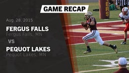 Recap: Fergus Falls  vs. Pequot Lakes  2015